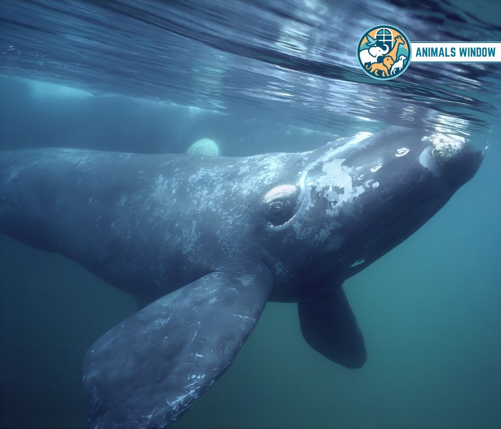North Pacific Right Whale Thick Animal