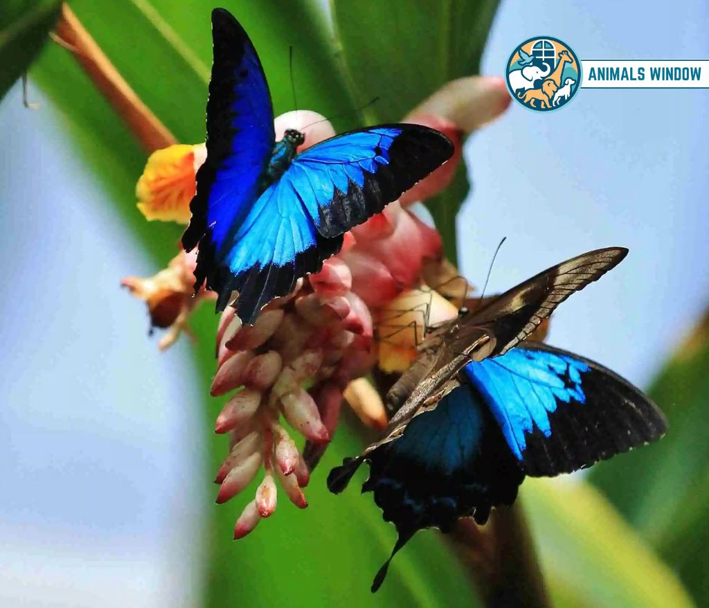 Ulysses Butterfly Blue Animals