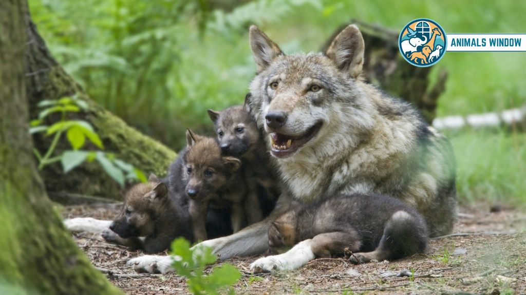 How Wolf Parents Raise Pups Together
