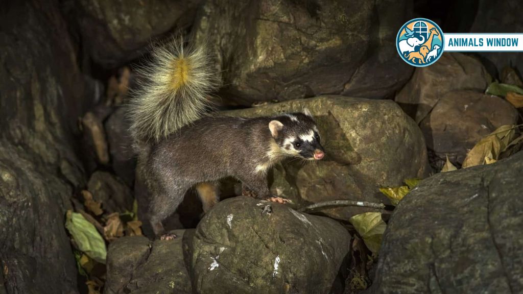 Burmese Ferret-Badger Animal Similar to Raccoons