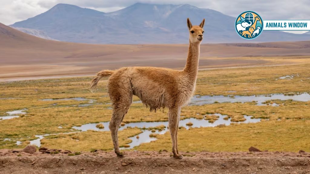 Vicuña Animals With Long Necks