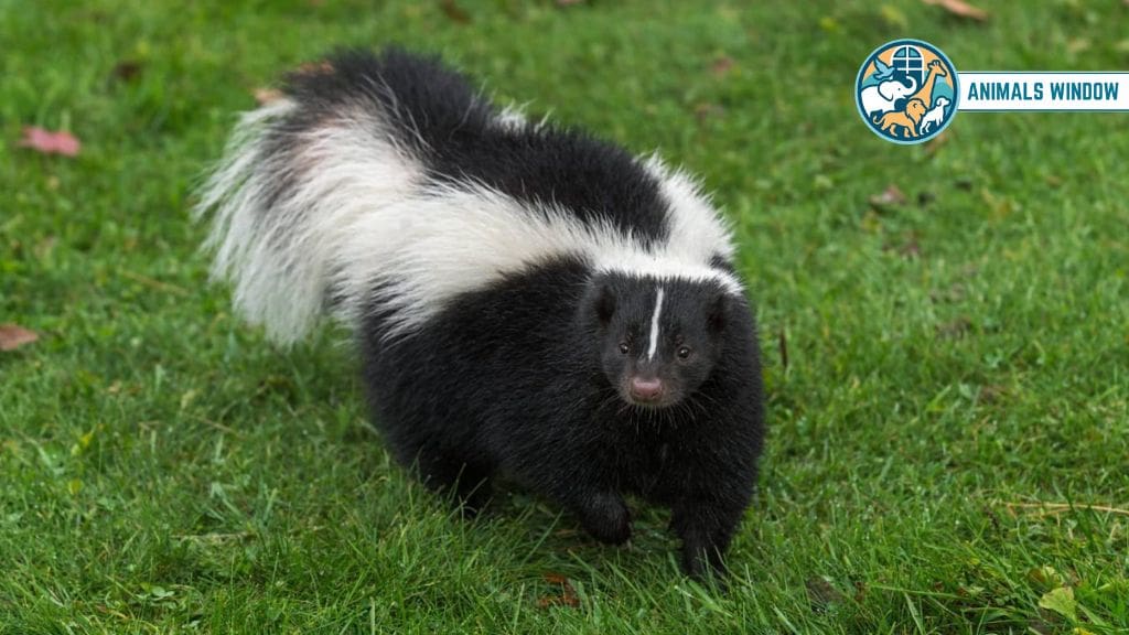 Striped Skunk Stunning Striped Animal in the World